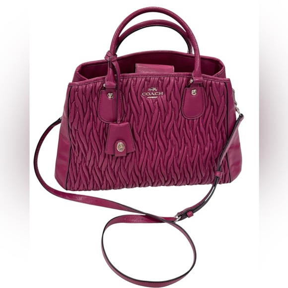 Coach Handbags - Vintage Pink Coach Quilted Women's Hand Bag